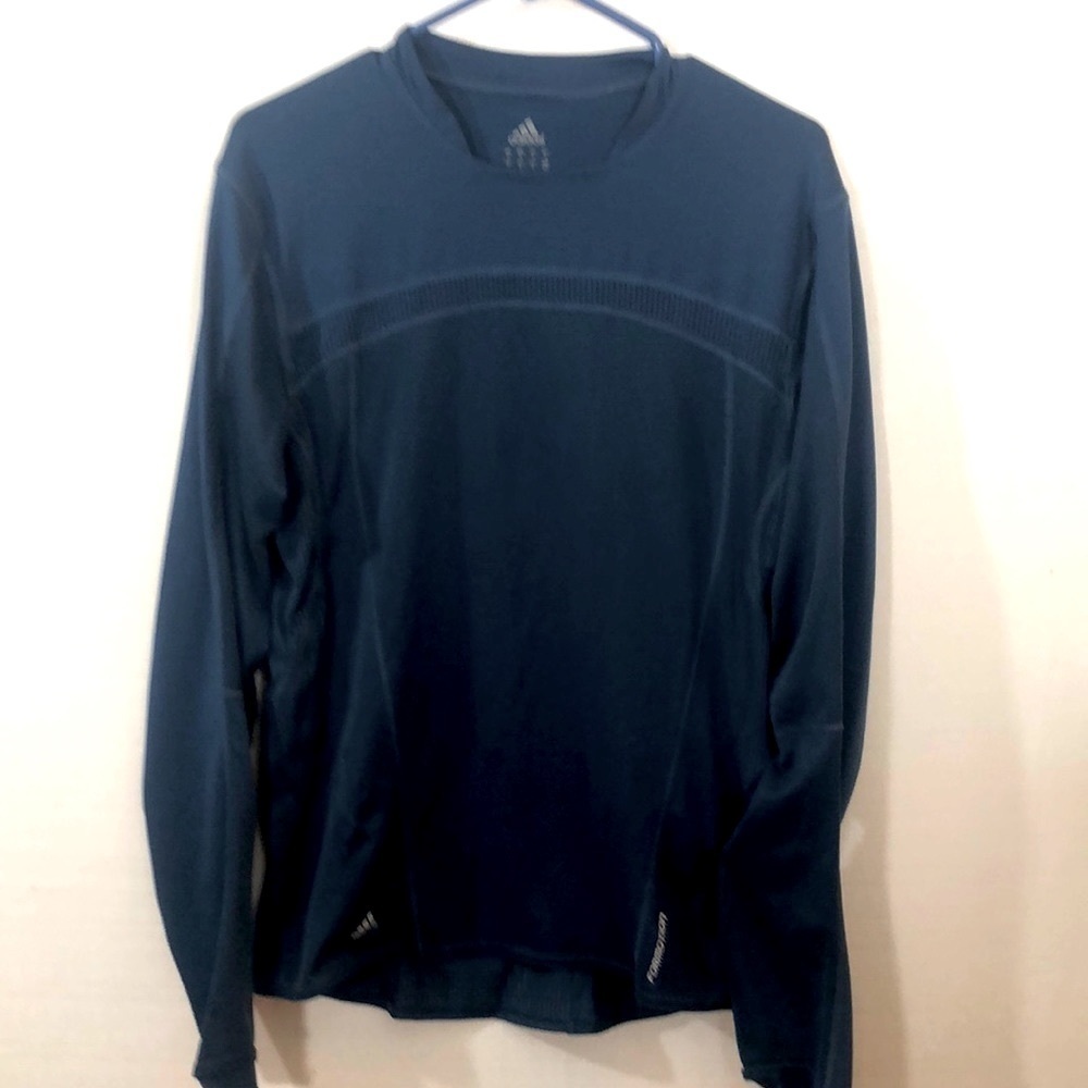 adidas exercise top, size medium, teal